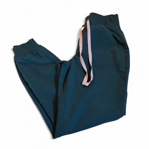 Figs Women's scrub Pants with Pink Drawstring - Picture 4 of 6